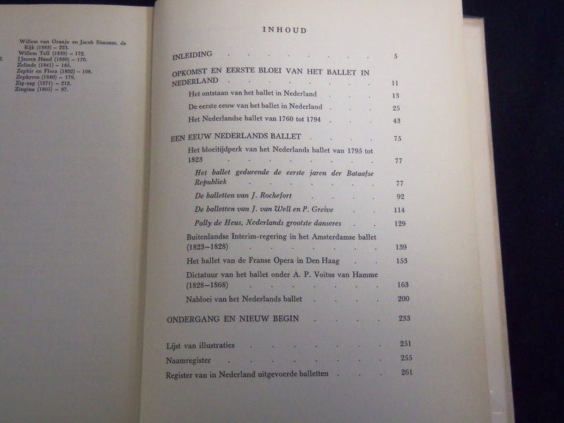 1950 EEN EEUW DANSKUNST IN NEDERLAND BOOK BY E. REBLING - DUTCH - KD 5980L