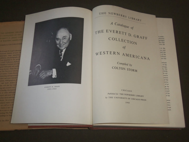 1968 TH EVERETT D. GRAFF COLLECTION OF WESTERN AMERICA HARDCOVER BOOK - I 1452