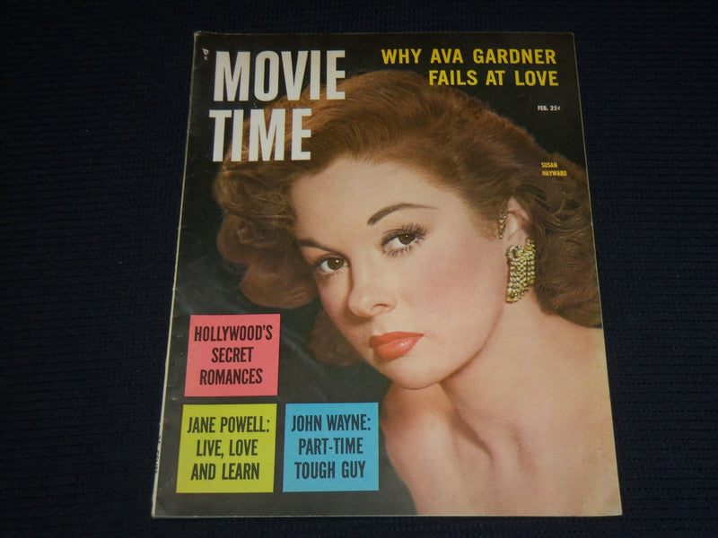 1955 FEBRUARY MOVIE LIFE MAGAZINE - SUSAN HAYWARD COVER - E 13506