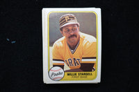 WILLIE STARGELL 1981 FLEER BASEBALL CARDS - CARD #363 - NM-MT - LOT OF 24 - #4