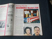 1953 OCT THE NATIONAL POLICE GAZETTE MAGAZINE - ETHEL & JULIUS ROSENBERG -B 5656