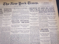1928 JULY 7 NEW YORK TIMES - CITY GREETS MISS EARHART, GIRL FLIER - NT 5099