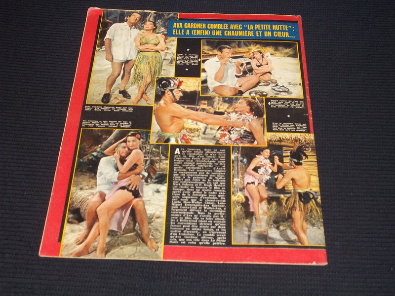 1957 JANUARY 24 CINEMONDE MAGAZINE - GARDNER GRANGER & NIVEN COVER - E 24849