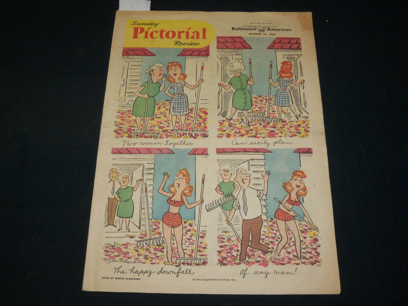1960 BALTIMORE AMERICAN SUNDAY PICTORIAL SECTIONS LOT OF 3 - COMICS - NP 5339
