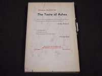 1959 THE TASTE OF ASHES BY BILL STERN SIGNED BOOK - SECOND PRINTING - KD 3486T