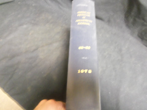 1973 JAN-DEC AMERICAN INSTITUTE OF ARCHITECTS BOUND VOLUME - NICE PHOTOS - R 862