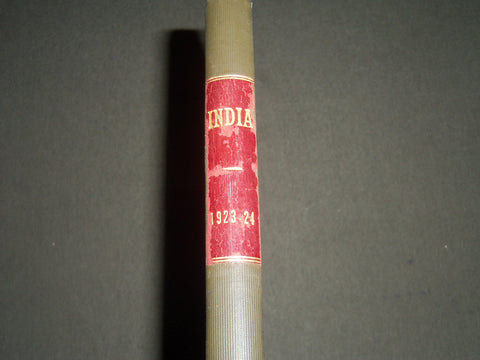 1925 REVIEW OF AGRICULTURE OPERATIONS IN INDIA 1923-1924 BOOK - PHOTOS - KD 4209