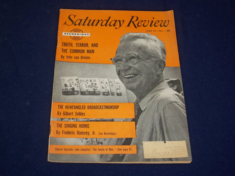 1955 JUNE 25 SATURDAY REVIEW MAGAZINE - EDWARD STEICHEN - SP 9428