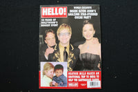 2001 APRIL 10 HELLO! MAGAZINE - ELTON JOHN COVER - E 25782