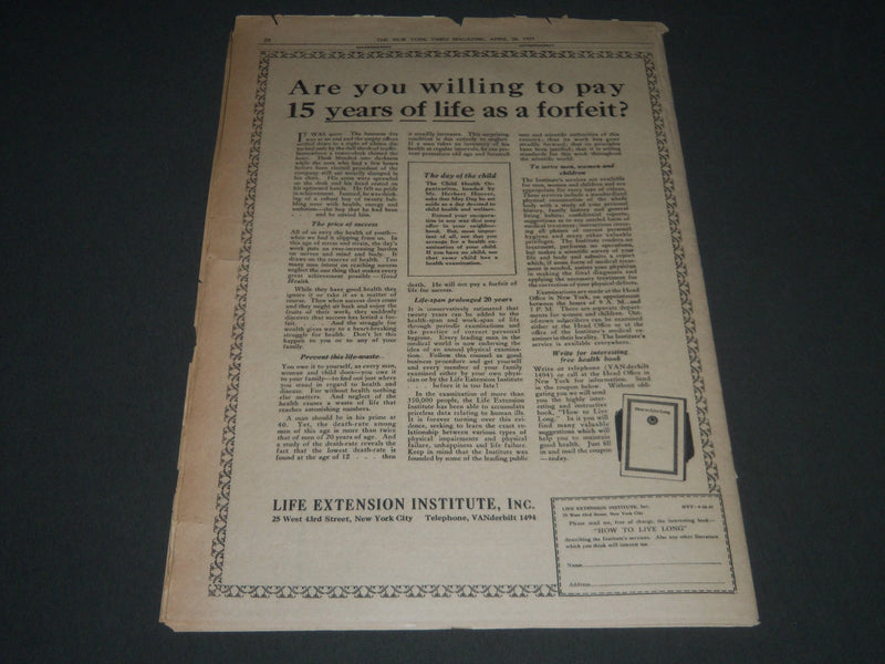 1925 APRIL 26 NEW YORK TIMES MAGAZINE SECTION - LEOPOLD AUER - NP 2711