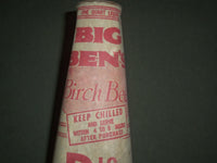VINTAGE BIG BEN'S BIRCH BEER 1 QUART LIQUID CONTAINER - CATAWISSA PA