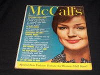 1961 JANUARY MCCALL'S MAGAZINE VERY NICE FRONT COVER & FULL PAGE ADS - E 2435