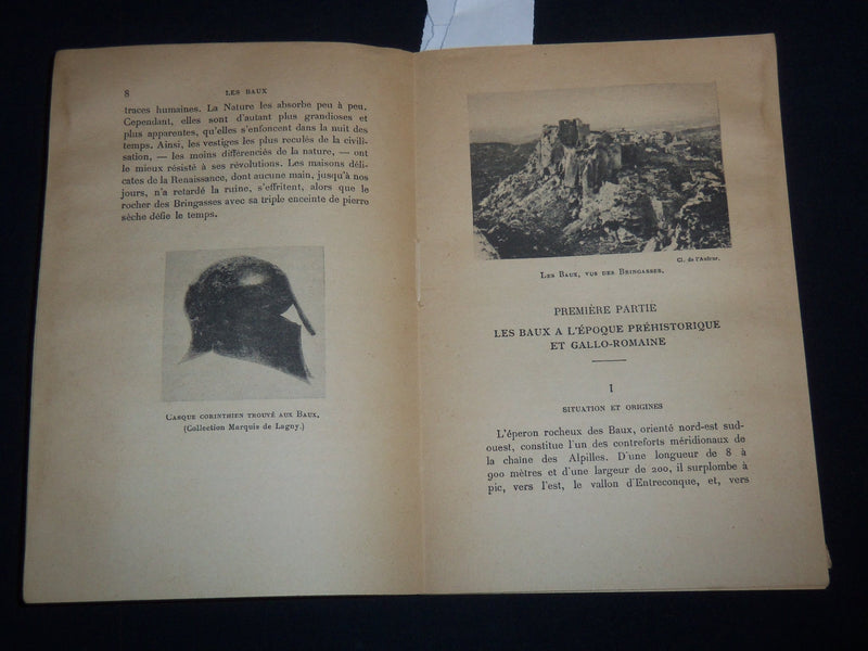1953 LES BAUX BOOK BY FERNAND BENOIT - FRENCH - J 9502