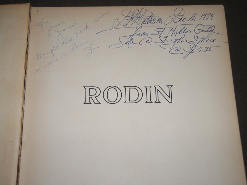 1948 RODIN BOOK BY JUDITH CLADEL - FRENCH - 108 PLATES - D 215
