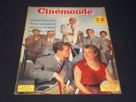 1951 DECEMBER 8 CINEMONDE MAGAZINE - PHILIPPE LEMAIRE & VENTURA COVER - E 24842