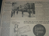 1945 APRIL 1 NEW YORK TIMES NEWSPAPER -ALLIES SWEEP IN REICH ROUT GROWS- NT 7285