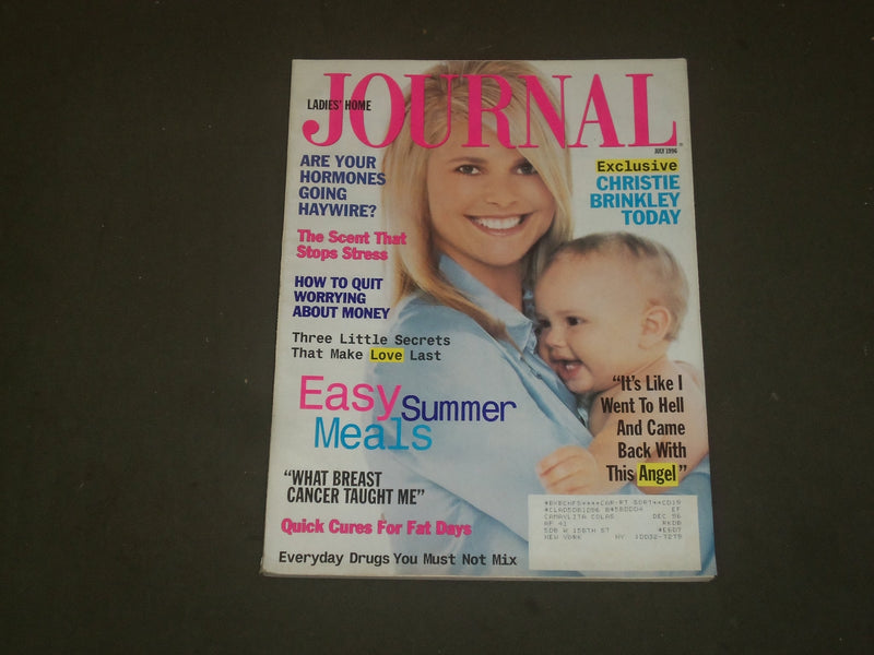 1996 JULY LADIES' HOME JOURNAL MAGAZINE - CHRISTIE BRINKLEY - B 2271