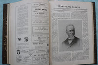 1899-1900 NORTHERN ILLINOIS STATE NORMAL SCHOOL - BOUND VOLUME #1 - KD 9649