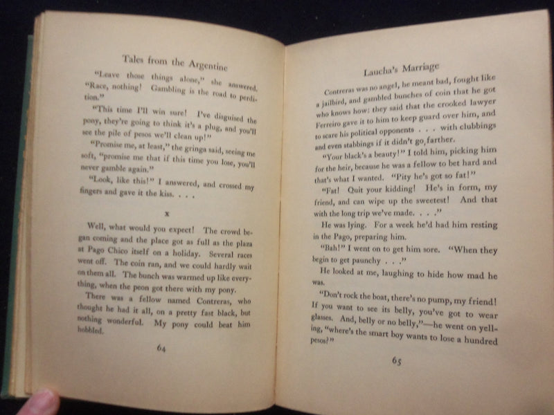 1930 TALES FROM THE ARGENTINE HARDCOVER BOOK EDITED BY WALDO FRANK - KD 8401