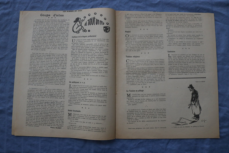 1911 JANUARY 6 LES HOMMES DU JOUR MAGAZINE - MOUNET-SULLY - FRENCH - NP 8643