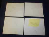 VINTAGE FISHING PUBLICITY PHOTOS - LOT OF 8 - J 4627