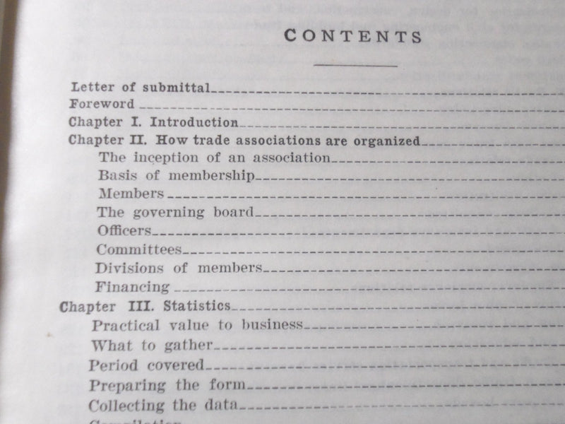 1927 TRADE ASSOCIATION ACTIVITIES DOMESTIC COMMERCE SERIES NO. 20 VOLS - KD 2187