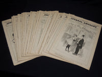 1893 JOURNAL AMUSANT ILLUSTRE FRENCH MAGAZINE LOT OF 29 - FASHION ILLUS- O 3197G