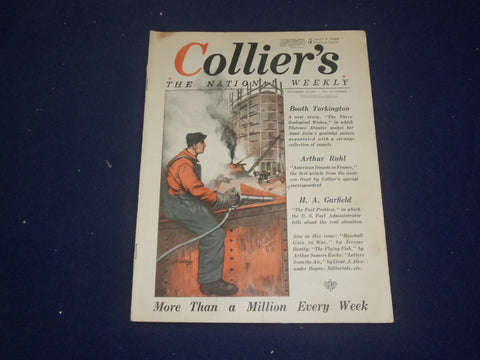 1918 SEPTEMBER 14 COLLIER'S MAGAZINE - STORY BY BOOTH TARKINGTON - ST 6743