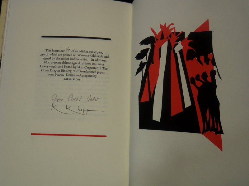 1979 THE LAMB OF ABYSSALIA BOOK BY JOYCE CAROL OATES - SIGNED #49 - KD 2771A