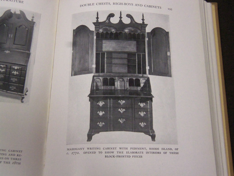 1929 ENGLISH AND AMERICAN FURNITURE BY HERBERT CESCINSKY - NICE PHOTOS - KD 80T
