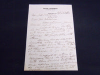 1919 PENNSYLVANIA HOTEL STATIONARY HANDWRITTEN LETTERS LOT OF 3 - J 8852