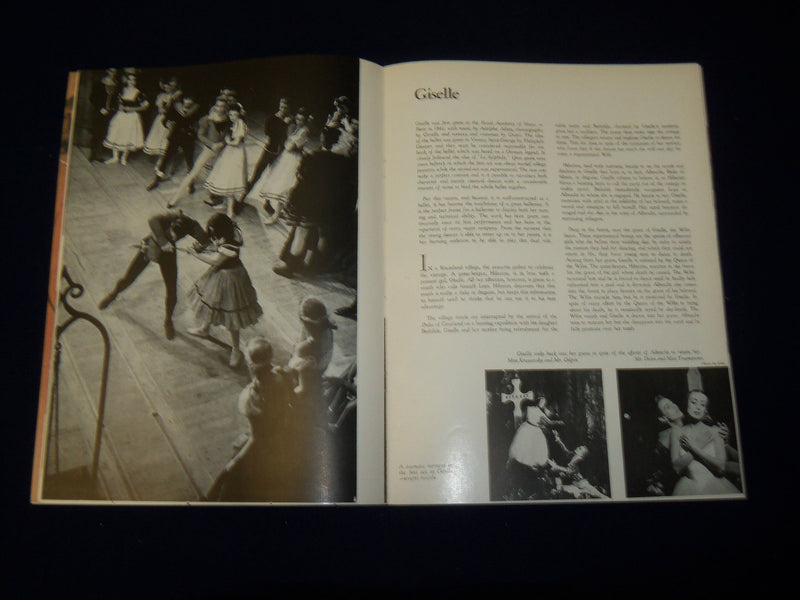 1954-1955 LONDON'S FESTIVAL BALLET PROGRAM - S. HUROK - TOUMANOVA - J 5096