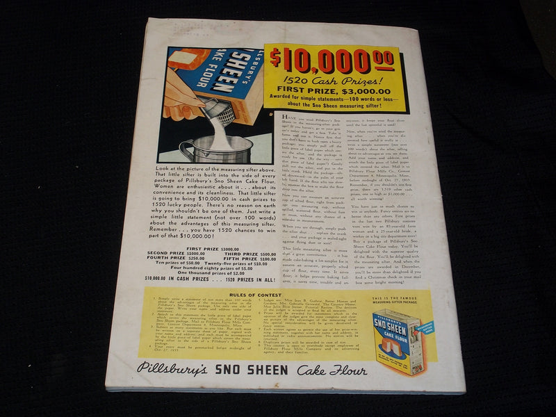 1935 OCTOBER BETTER HOMES & GARDENS MAGAZINE - BEAUTIFUL FRONT COVER - E 2693