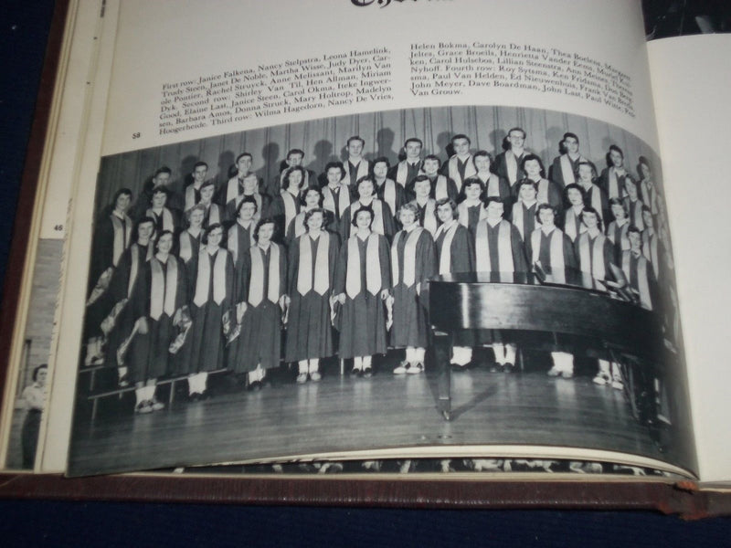 1956 THE ECHOES EASTERN CHRISTIAN HIGH SCHOOL YEARBOOK - NO. HALEDON - YB 712