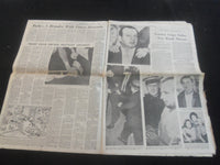 1963 NOVEMBER 25 NEW YORK HERALD TRIBUNE NEWSPAPER - RUBY KILLS OSWALD - NP 5810