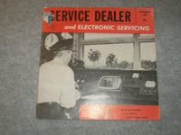 1956-1957 SERVICE DEALER AND ELECTRONIC SERVICING MANUAL - LOT OF 4 - J 6289