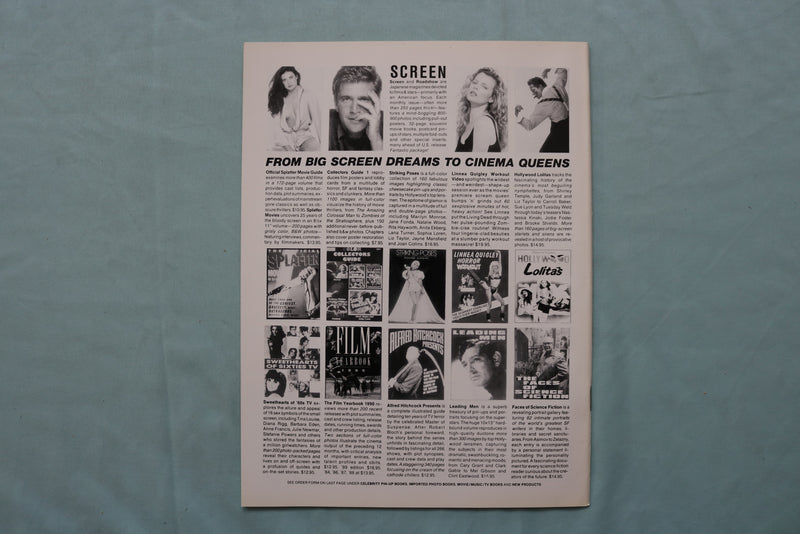 1990-1991 NOVEMBER-MARCH PREVUE MAGAZINE - ANDY GARCIA COVER - E 19783