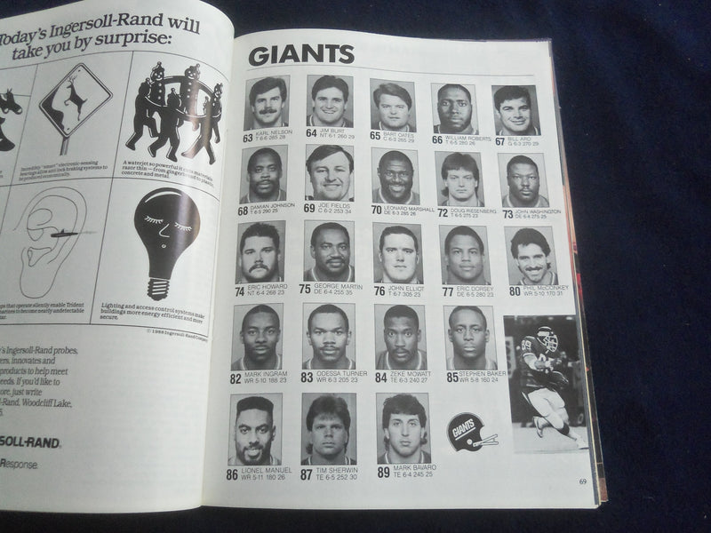 1988 SEP 11 GAMEDAY MAGAZINE - NEW YORK GIANTS VS. SAN FRANCISCO 49ERS- SP 4686F