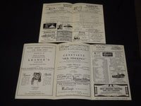 1954-1964 OAKDALE MUSICAL THEATRE PROGRAMS LOT OF 8 ISSUES - WALLINGFORD - K 638