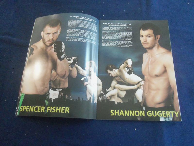 2008 OCTOBER 25 ULIMATE FIGHTING CHAMPIONSHIP PROGRAM - SILVA VS. COTE - ST 200G