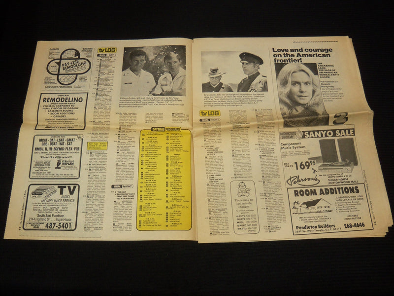 1978 FEB 19-25 SALT LAKE TRIBUNE TV WEEK NEWSPAPER - CHARLES DURNING - NP 4252V