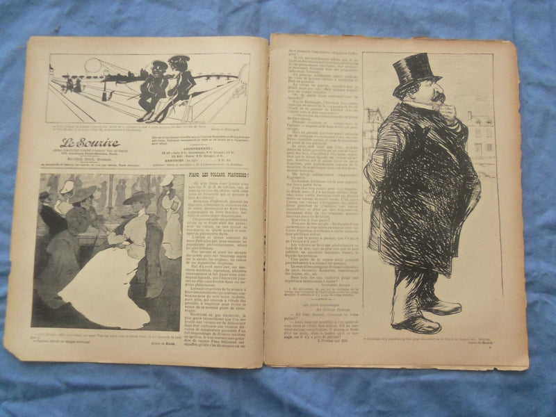 1903 FEB 21 LE SOURIRE MAGAZINE - ILLUSTRATED COMEDY - FRENCH TEXT - SP 4865K
