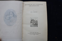 1885 MRS. JAMESON'S WORKS HARDCOVER BOOKS - LOT OF 5 - KD 9452