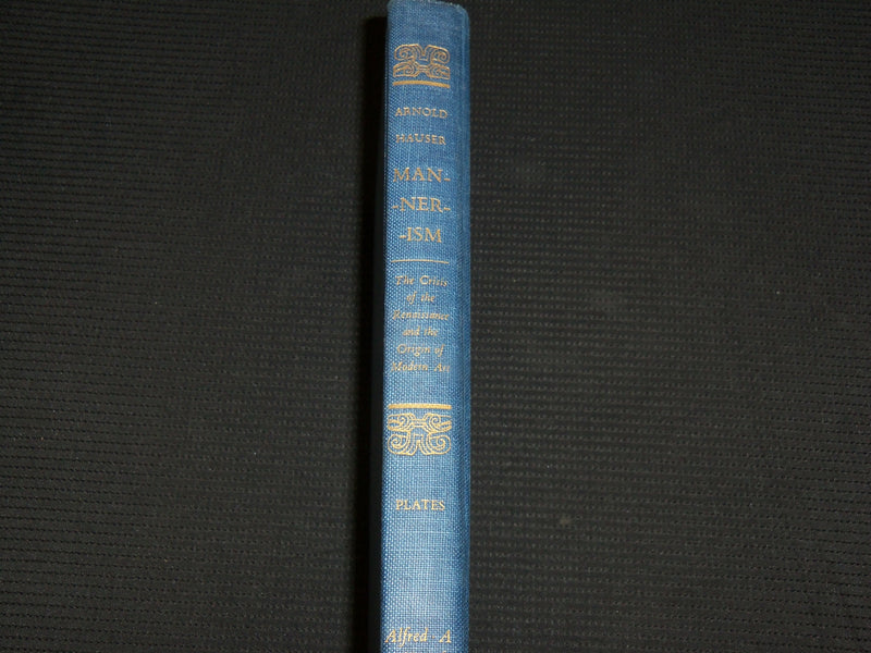 1965 MANNERISM HARDCOVER BOOK BY ARNOLD HAUSER - VOLUME 2 - PLATES - KD 7311