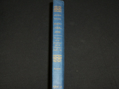 1965 MANNERISM HARDCOVER BOOK BY ARNOLD HAUSER - VOLUME 2 - PLATES - KD 7311