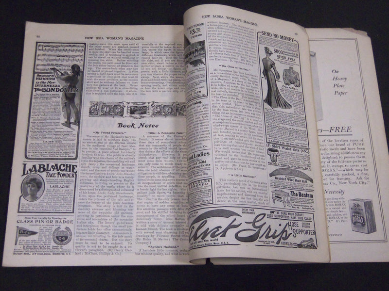 1904 MAY NEW IDEA WOMAN'S MAGAZINE - COLOR FASHION - ILLUSTRATIONS - ST 247