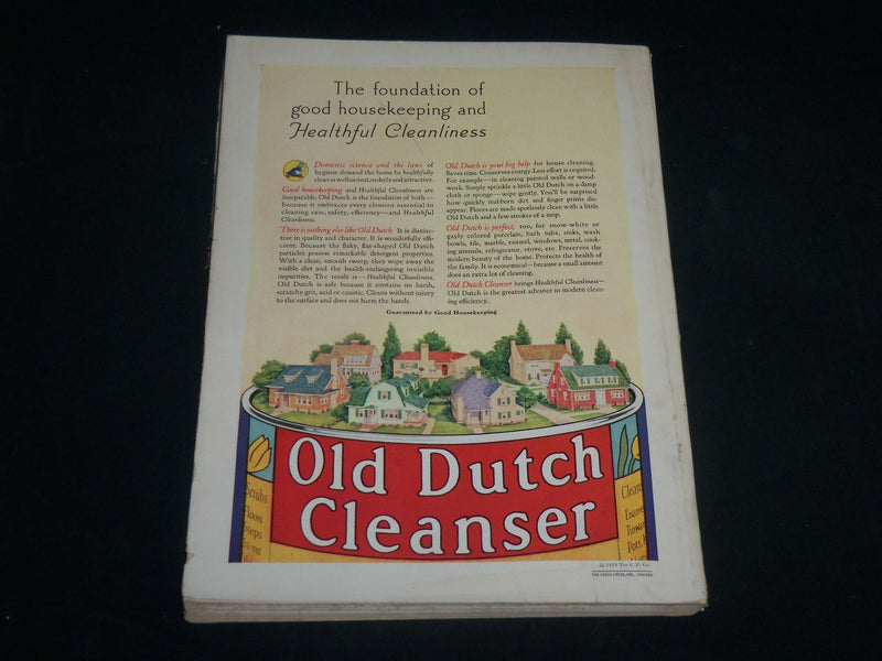 1929 APRIL GOOD HOUSEKEEPING MAGAZINE - JESSIE WILCOX SMITH COVER - ST 2589A