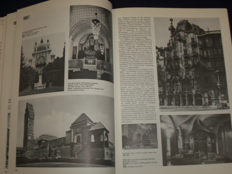 1991 TWENTIETH CENTURY ARCHITECTURE VISUAL HISTORY HARDCOVER BOOK - KD 2768