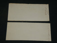 1861-1862 JAS J. BOARDS & CO'S RAILROAD FREIGHT BILLS LOT OF 2 - J 5953