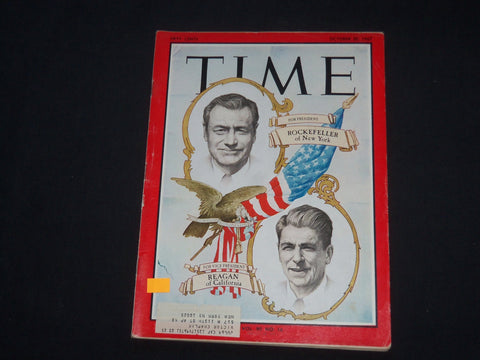 1967 OCTOBER 20 TIME MAGAZINE - NELSON ROCKEFELLER AND RONALD REAGAN - T 2028